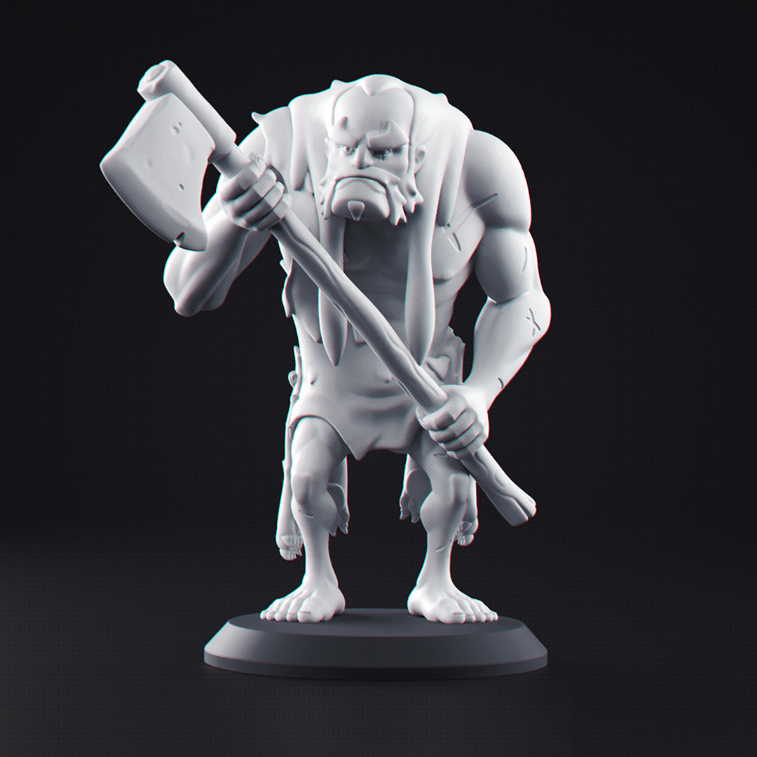 OBJ file Miniature - Giant・3D printable model to download・Cults